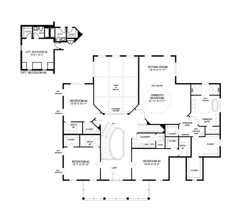 monticello floor plan 2nd floor